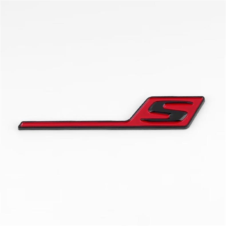 Mercedes-Benz GLA/GLC/GLC metal S letter emblem, AMG-style body modification, A45S/C63 sport side and rear emblem decorative stickers