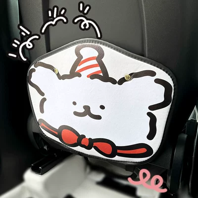 Line puppy car anti-kick pad universal rear seat seat back anti-dirty protective pad car rear seat protective pad