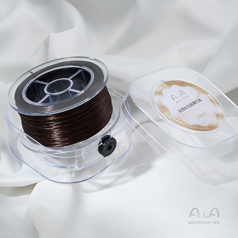 ビーズ用伸縮性ロープ卸売 デュークフラットシルク手芸用紐 DIYビーズ通し文房具クリスタルパールブレスレット伸縮性ロープ|undefined