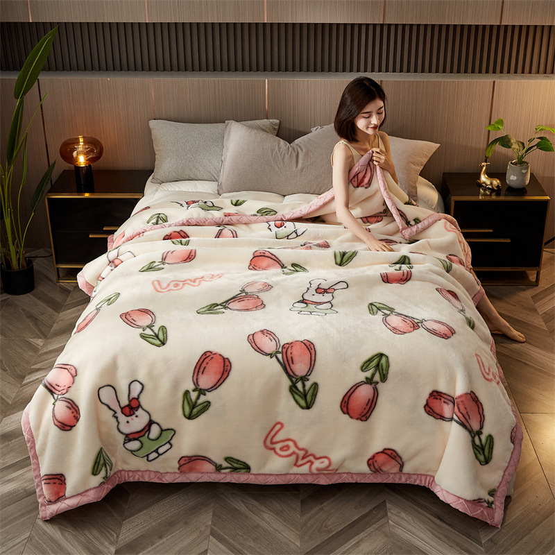 2024 nueva manta raschel gruesa