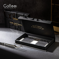 gollee新品雲絨單根多取假睫毛天鵝絨不散根不縮花自然嫁接睫毛