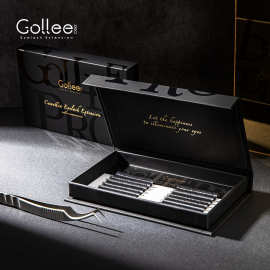 gollee新品云绒单根多取假睫毛天鹅绒不散根不缩花自然嫁接睫毛