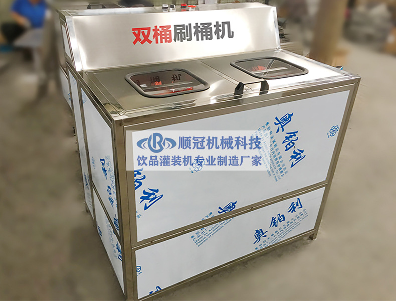 拔盖刷桶机 桶装水洗桶机 半自动大桶清洗设备