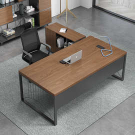 办公桌简约现代主管经理桌办公室桌子单人电脑桌老板办公桌椅组合