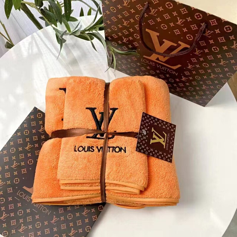 Cross-Border Trendy Brand Bath Towel, Household Microfiber Towel, Bath Wrap Towel, Gift Box for Men and Women, Breathable and Soft
