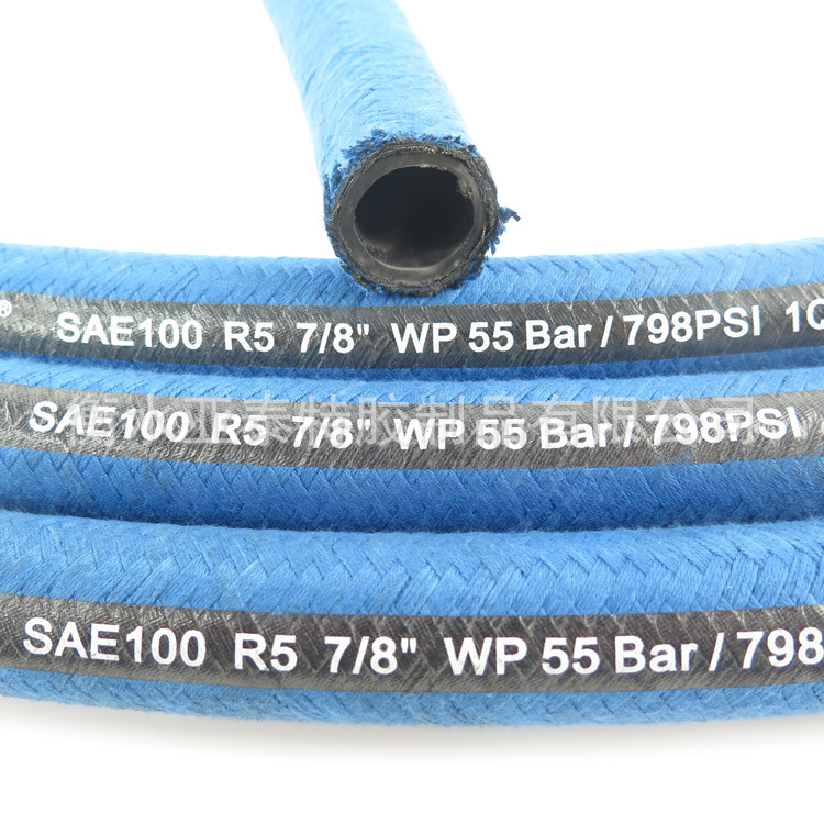 石油机械用外编黑色聚酯线 SAE 100 R5 LPG液化石油气管天然气管