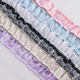 in stock 2.5cm polyester lace double pleated DIY clothing accessories wholesale discount lace accessories