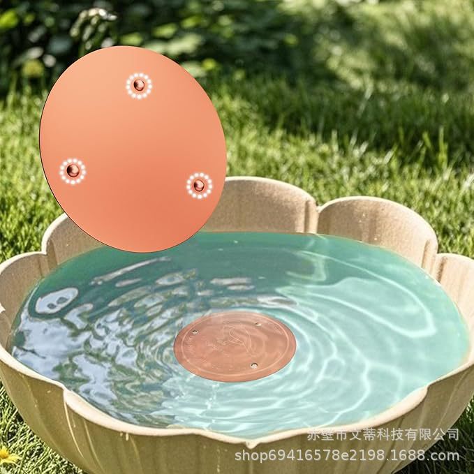 亚马逊爆款新品Bird Bath Disk鸟水池清洁器 铜质圆盘|undefined