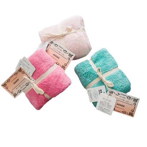 Coral velvet towel wholesale beauty salon absorbent face towel microfiber quick-drying towel hotel home gift