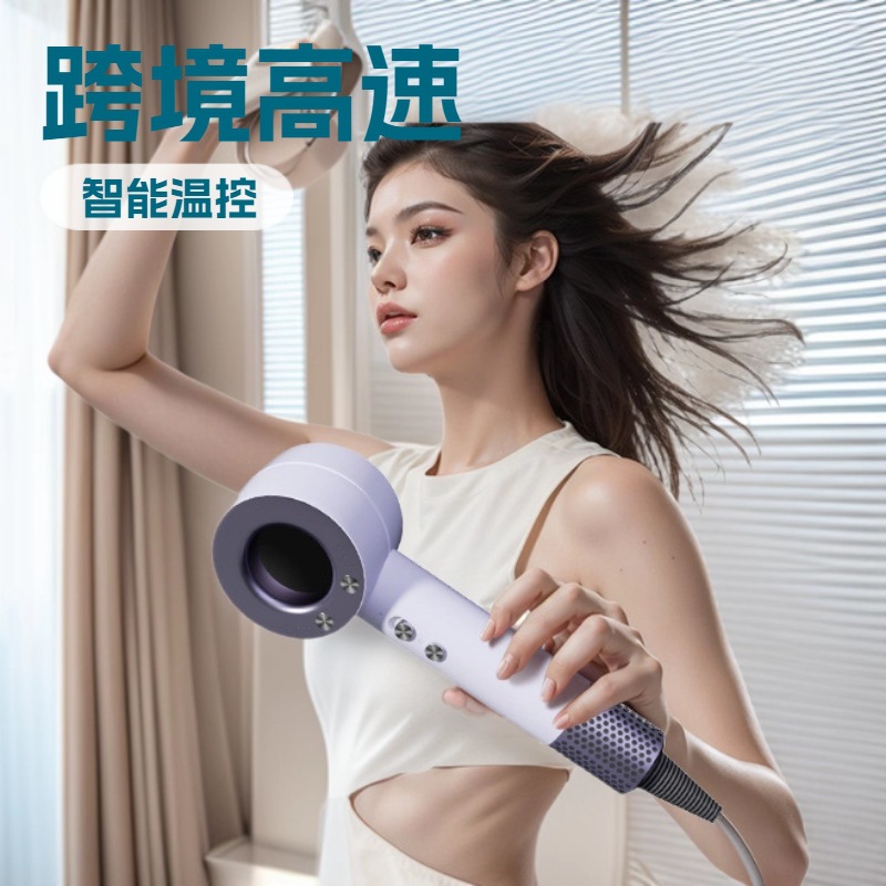 Hair Dryer High-Speed Negative Ion Cross-Border Hair Salon Dormitory Eu Patent Certificate Strong Wind Hair Care