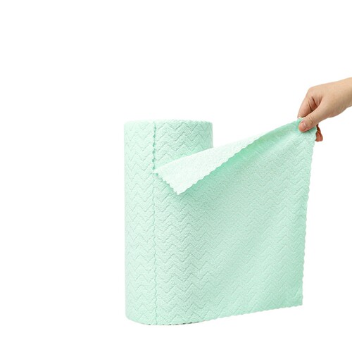 Hand-torn rag dry and wet dual-purpose tear-off rag kitchen lazy household thickened cleaning disposable dishcloth