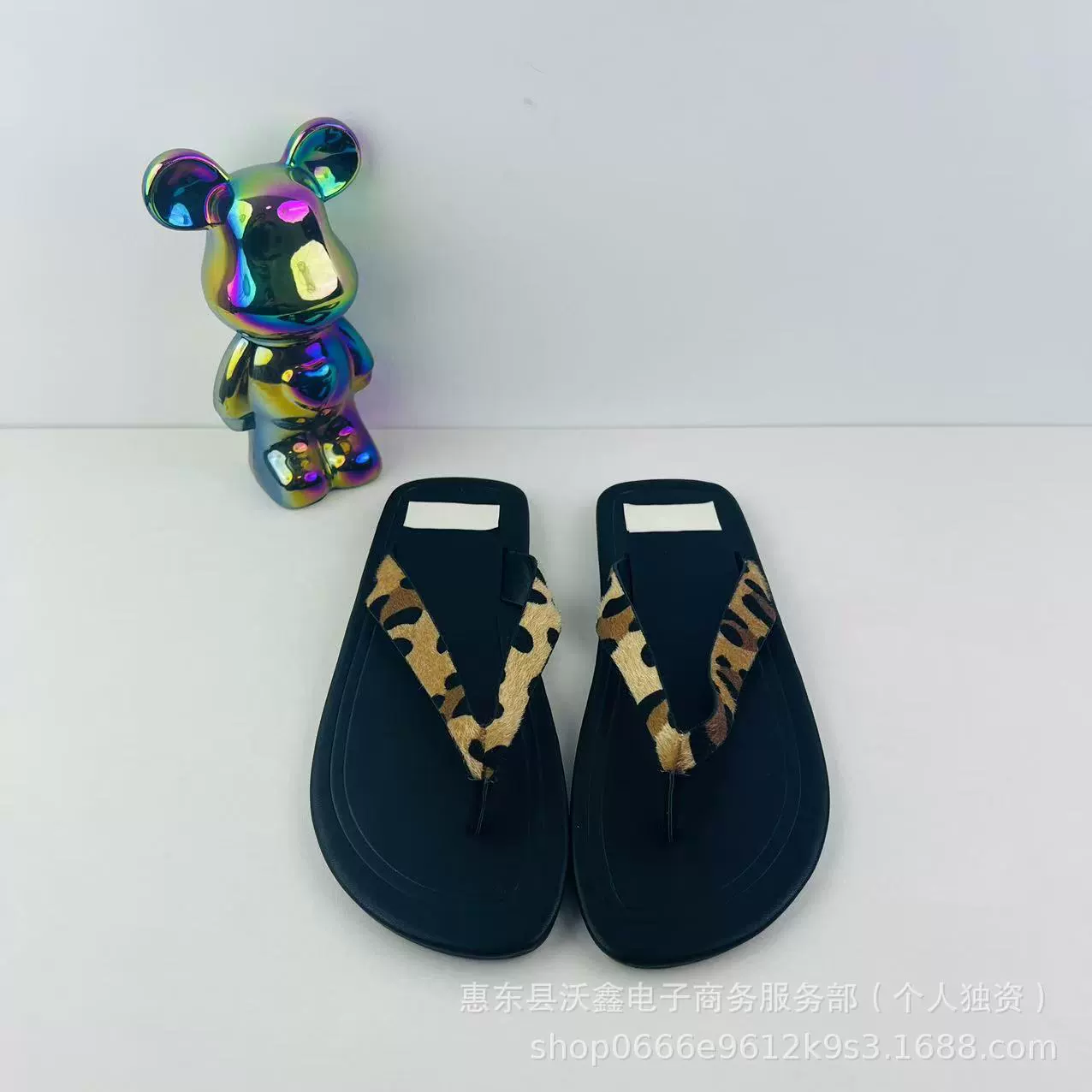 Woxin ZA новые весенние женские туфли с леопардовым принтом плоские шлепанцы женские простые курортный стиль плоские туфли с открытыми пальцами