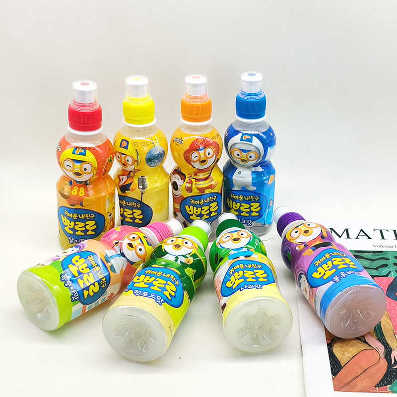 pororo south korea pororo milk flavor beverage pororo imported fruit flavor juice 235ml bottled wholesale