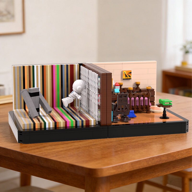 Interstellar Travel-Themed Building Block Decorations Compatible with Lego Bagged Building Blocks for Scene Building Toys Interstellar Travel-Themed Building Block Decorations Compatible with Lego Bagged Building Blocks for Scene Building Toys
