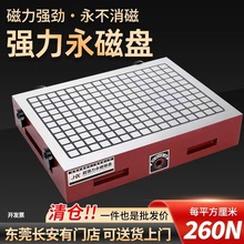 CNC超强永磁磁盘数控铣床电脑锣加工中心铣床精雕机方格磁力吸盘