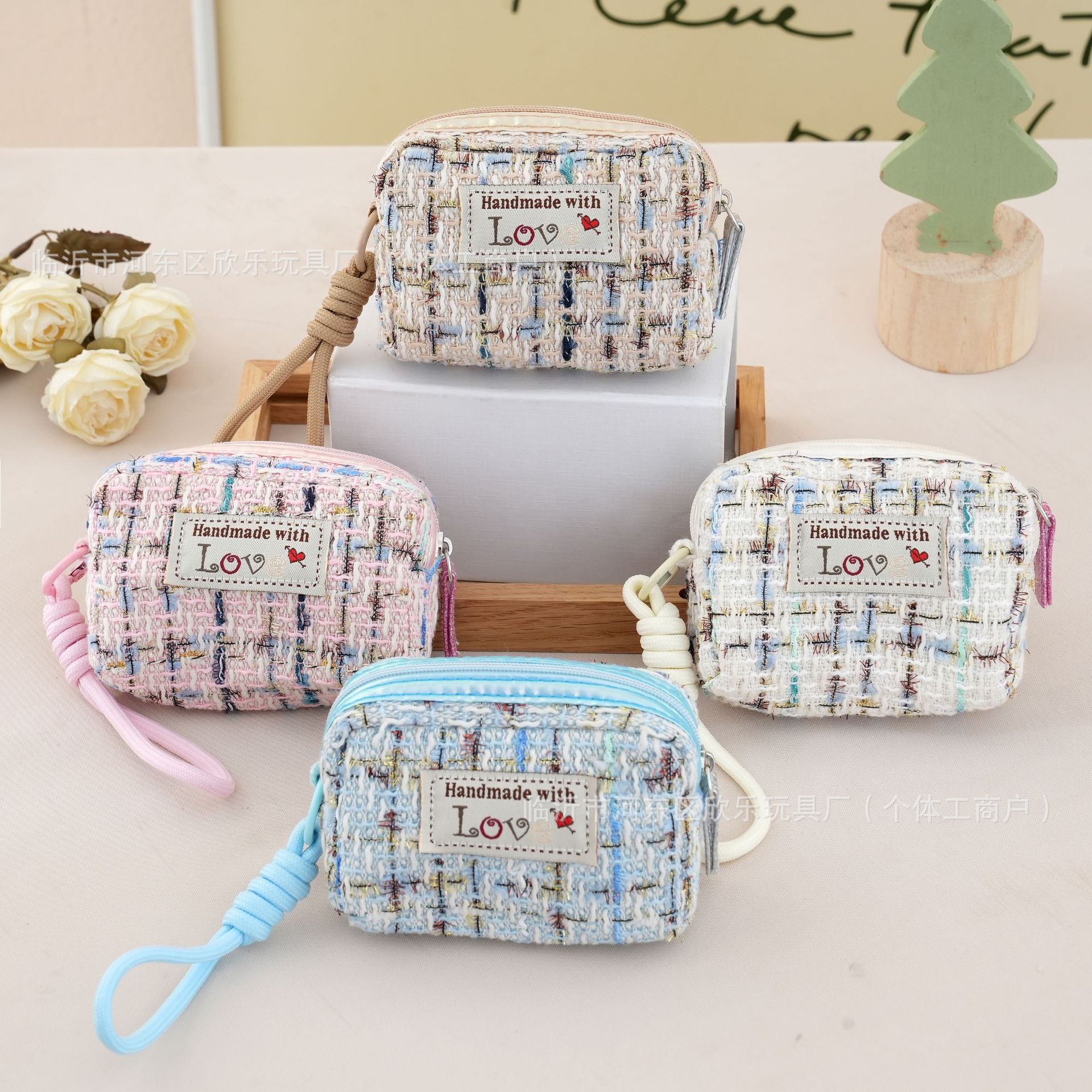 Chanel-Style Jewelry Storage Bag, Zippered Bracelet Organizer, Five-Layer Storage Pouch, Wholesale Jewelry Storage Box
