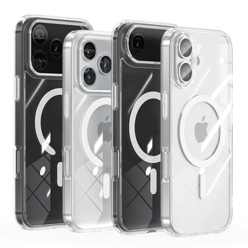 Apple, iPhone17, чехол совместимый, прозрачный iPhone17 Pro, мобильный телефон, защитный чехол, против падения