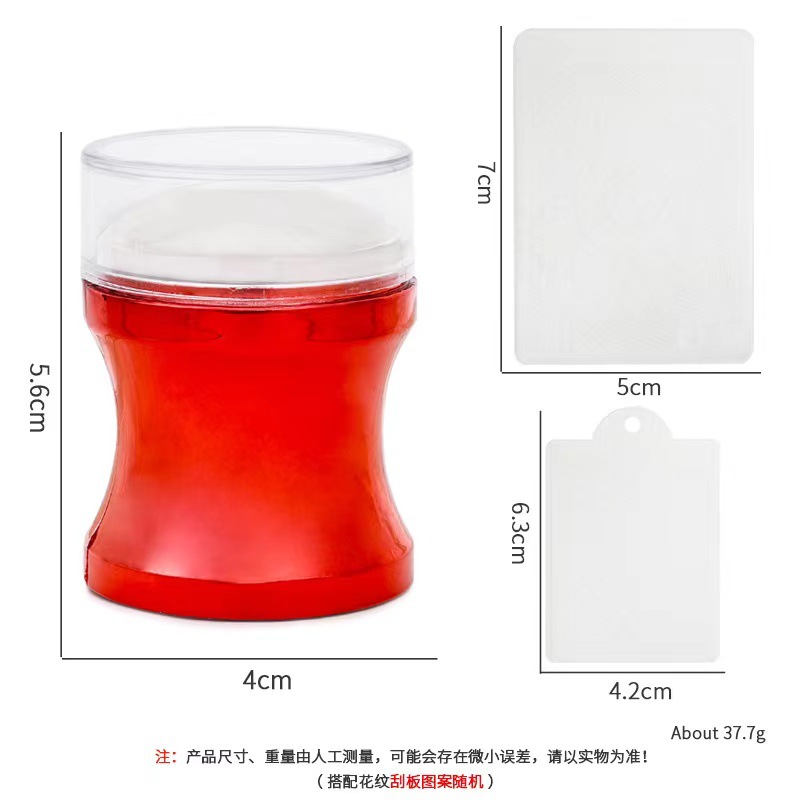 Transfronteriza Manicura nueva silicona sola y doble cabeza sello francés conjunto completo de uñas de bricolaje herramientas de impresión colección