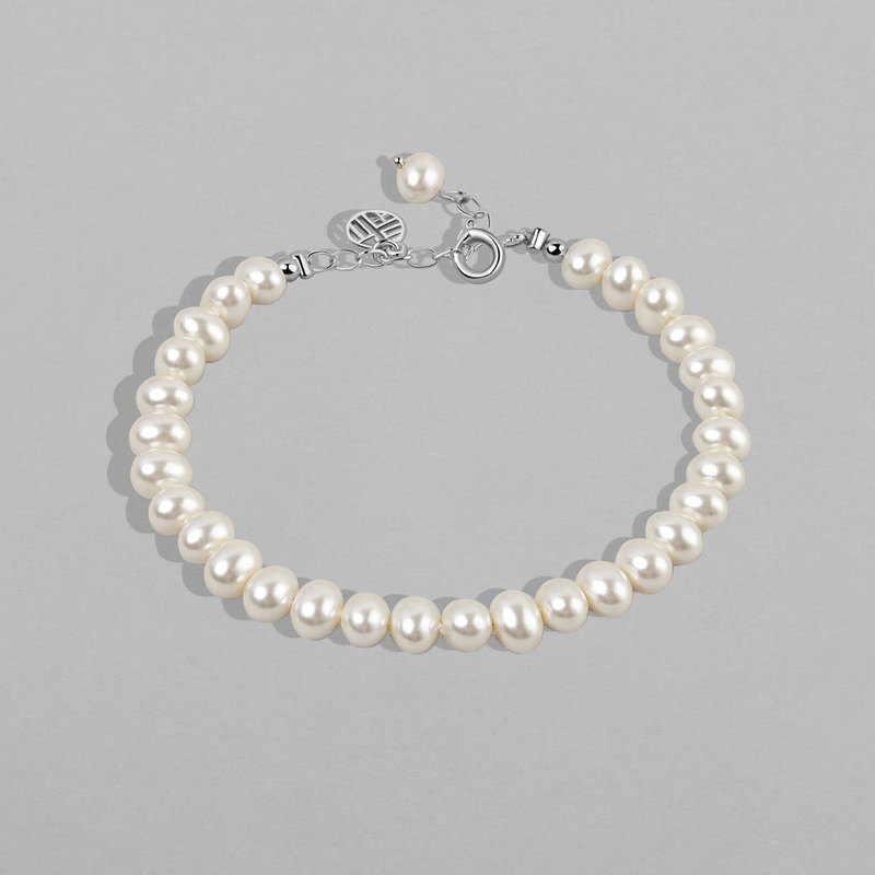 Japanese and Korean New Style Pearl Bracelet Imitation Pearl Bracelet Women's Summer Bracelet Girls Simple Girlfriend Bracelet Ins Jewelry
