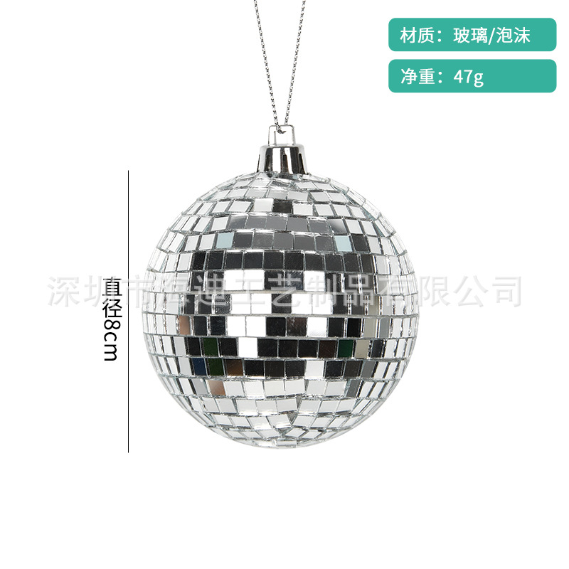 Espejo de vidrio de bar de boda ktvdisco discoteca iluminación de escenario bola láser oro plata bola reflectante roja