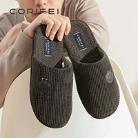 CORIFEI Home Life Осень и Зима Нескользящие минималистичные домашние мужские домашние тапочки DS-32623