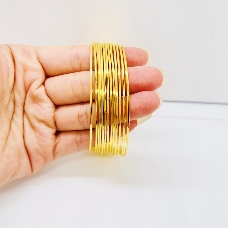 New round smooth women's transfer bead spring bracelet running Jianghu inverted stage promotional fine hand ring jewelry gifts