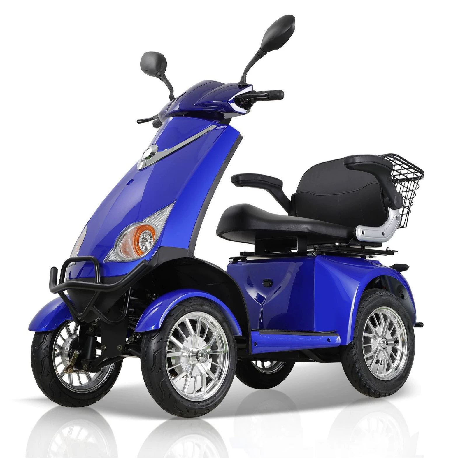 Электрический четырехколесный скутер для трансграничной внешней торговли, скутер для пожилых, домашний скутер для отдыха, экспортируется в Японию с сиденьем.