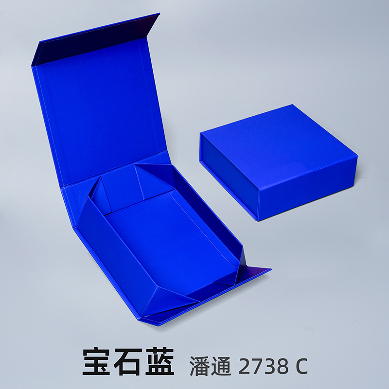 現物一枚式折り畳みギフトボックス磁気吸引カバー大型平板式折り畳みギフトボックス折り畳みボックスカスタム