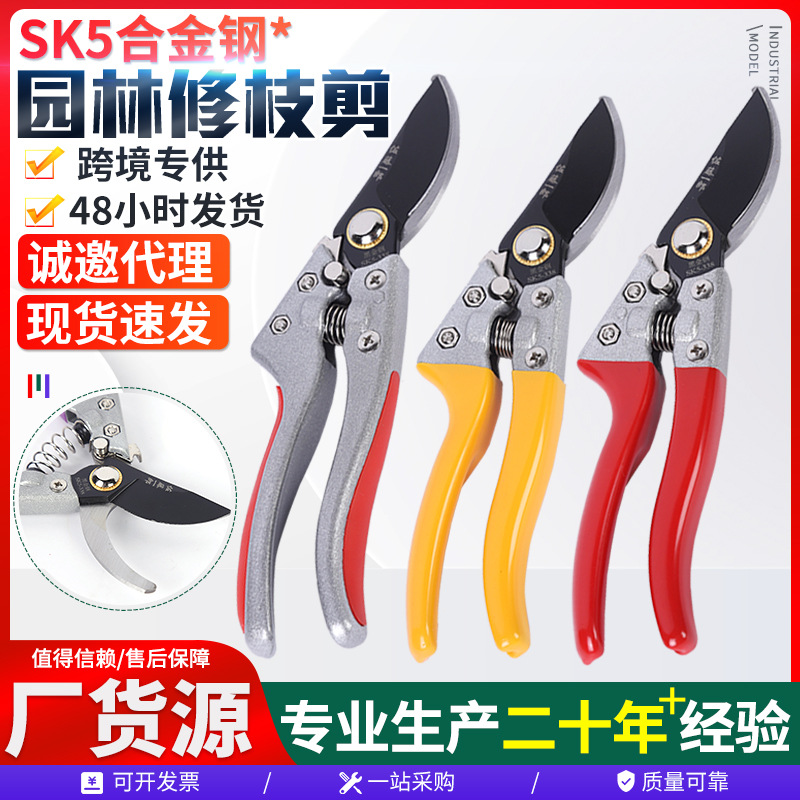 园林修枝剪 树枝剪刀园林五金工具修枝剪果树花卉修枝剪批发