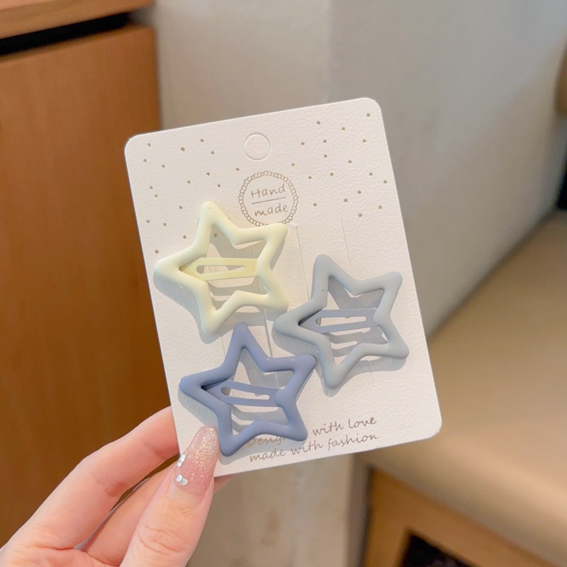 Niños lindos pinzas de cabello estrella de pentacos frente pinzas de pestañas pinzas de cabello estrella lateral pinzas de cabello rotas pinzas de cabello BB pinzas