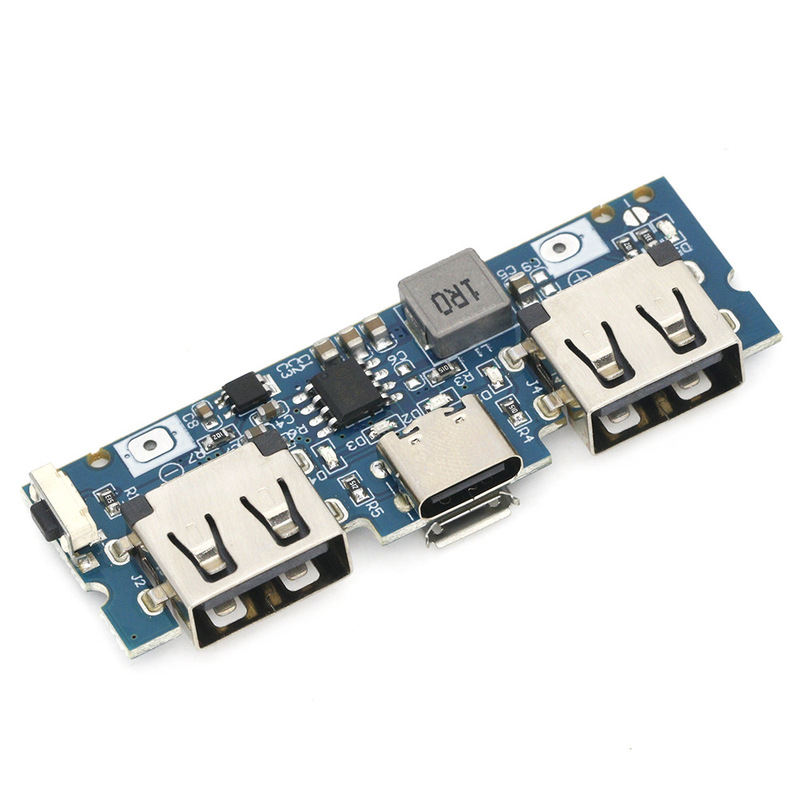 Type-c充電口ダブルusb充電宝電源板昇圧モジュール2.4A移動電源DIYマザーボード5V|undefined