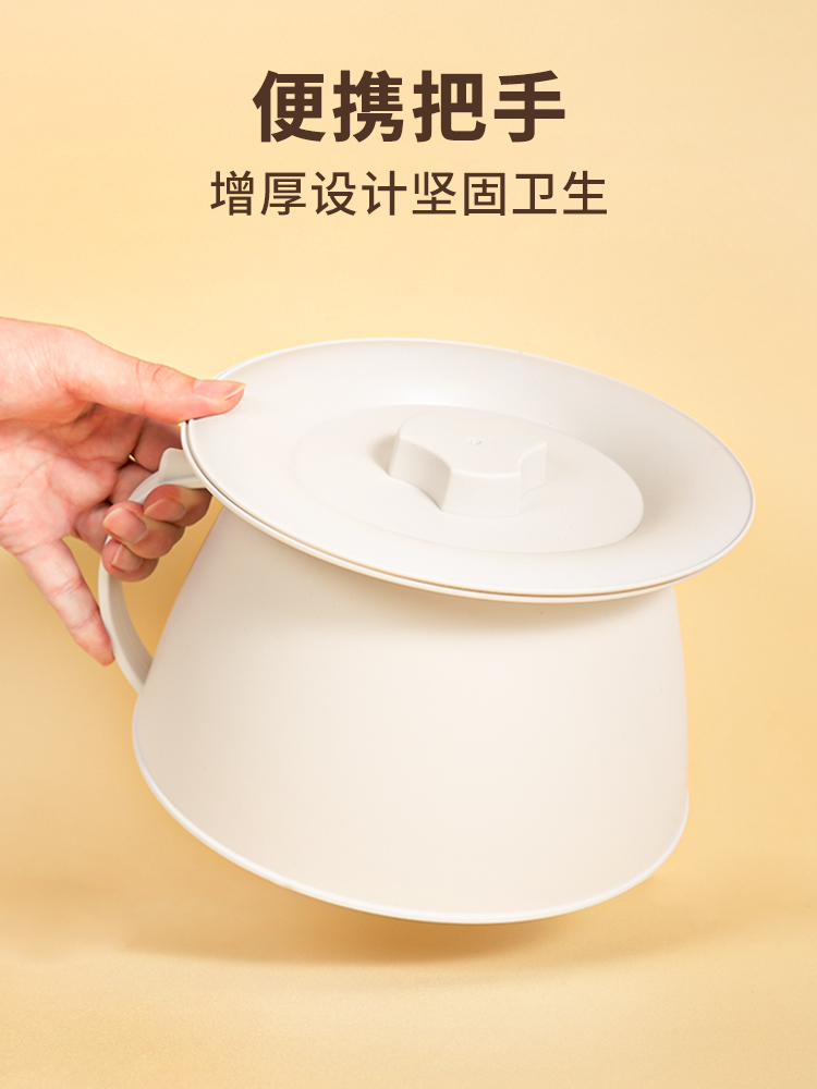 Lid Spittoon Thickened Spittoon Children's Urine Bucket Toilet for the Elderly Toilet Plastic Baby Toilet Baby Sanitary Urine Bucket