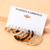 Earrings, set, wholesale, European style, simple and elegant design