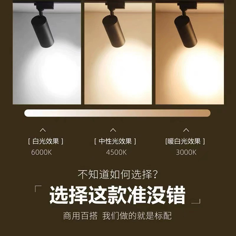 LED spot lighting, lights for commercial use railed