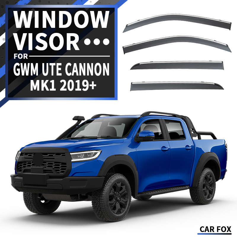 Suitable for Great Wall GWM Ute Cannon Window visor Car Window Rain Shield Rain Eyebrow