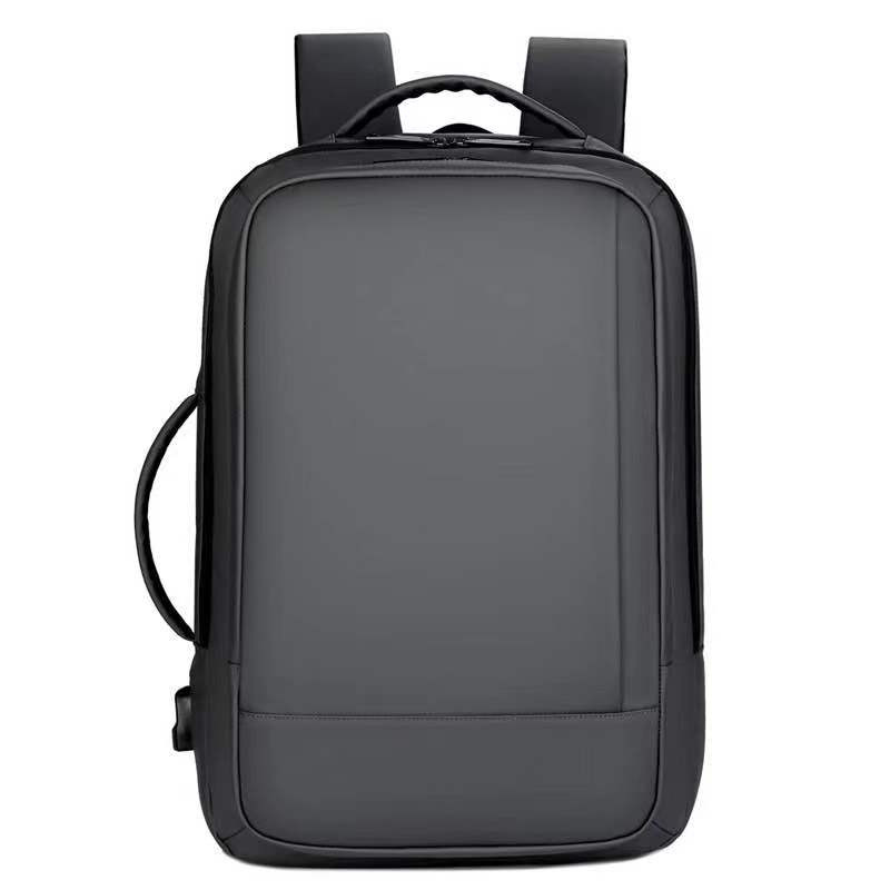 Nueva mochila de negocios USB transfronteriza, ocio multifuncional, anti-salpicaduras, mochila de computadora de viaje expandible