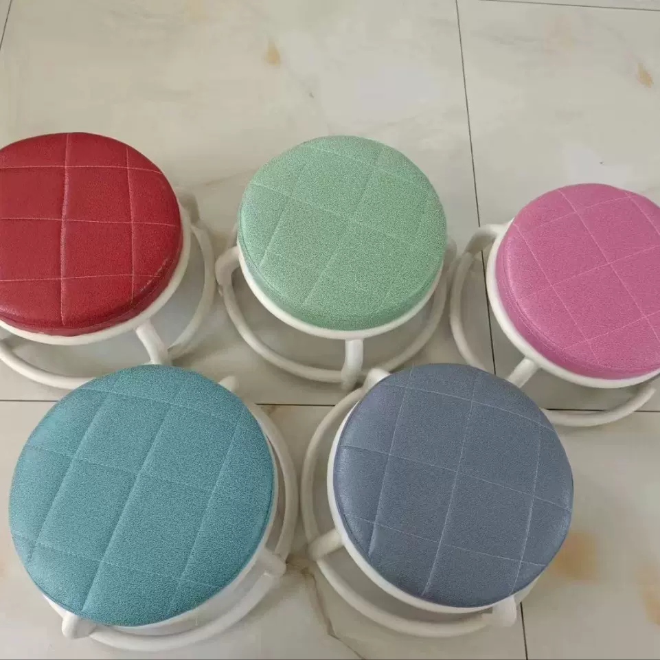 厂家批发滑轮圆形旋转按摩凳 沙发凳 换鞋凳 玩具凳儿童凳