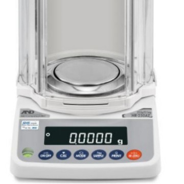 日本AND分析天平HR-1250A（252g*0.1mg），实验室称重天平