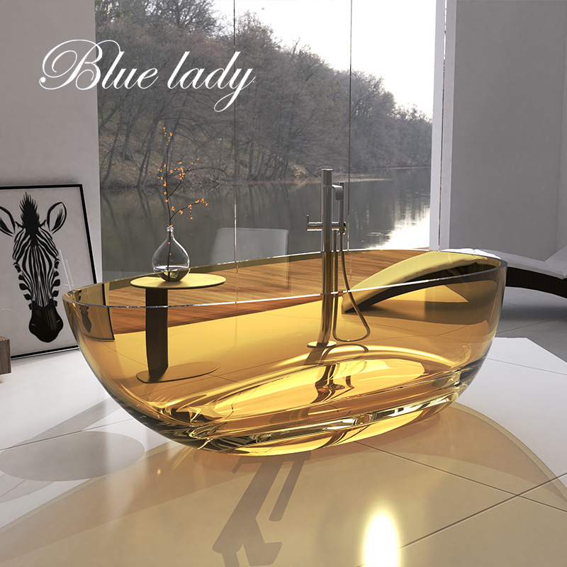 Transparent Resin Crystal Bathtub Home Hotel B&B Independent Bathtub Hotel Project Collection Bathtub Transparent Resin Crystal Bathtub Home Hotel B&B Independent Bathtub Hotel Project Collection Bathtub