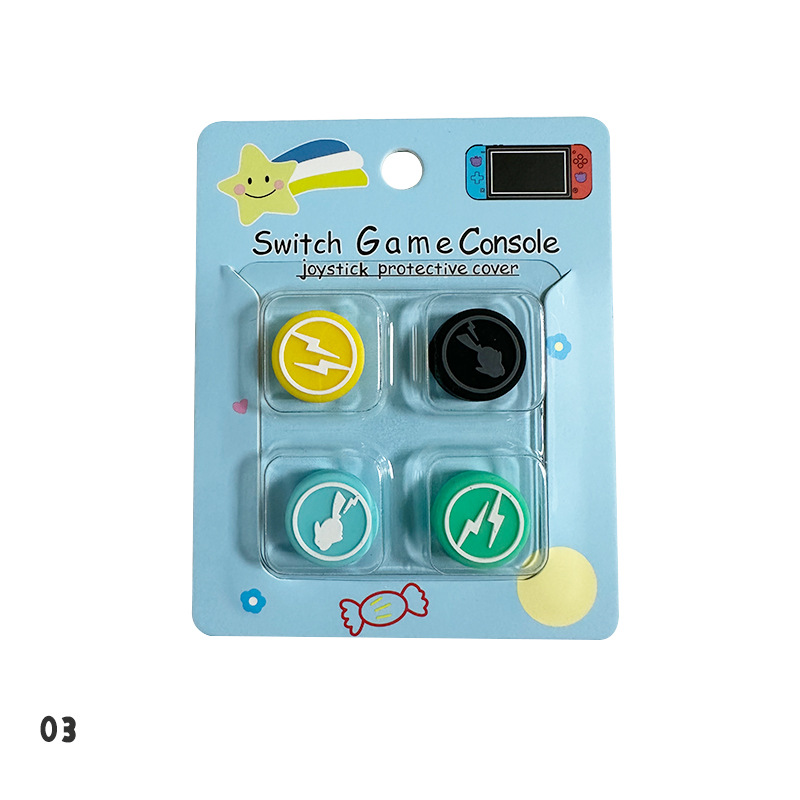 Tapa basculante de silicona de Nintendo Switch de dibujos animados NS Lite tapa basculante tapa protectora mango tapa protectora basculante