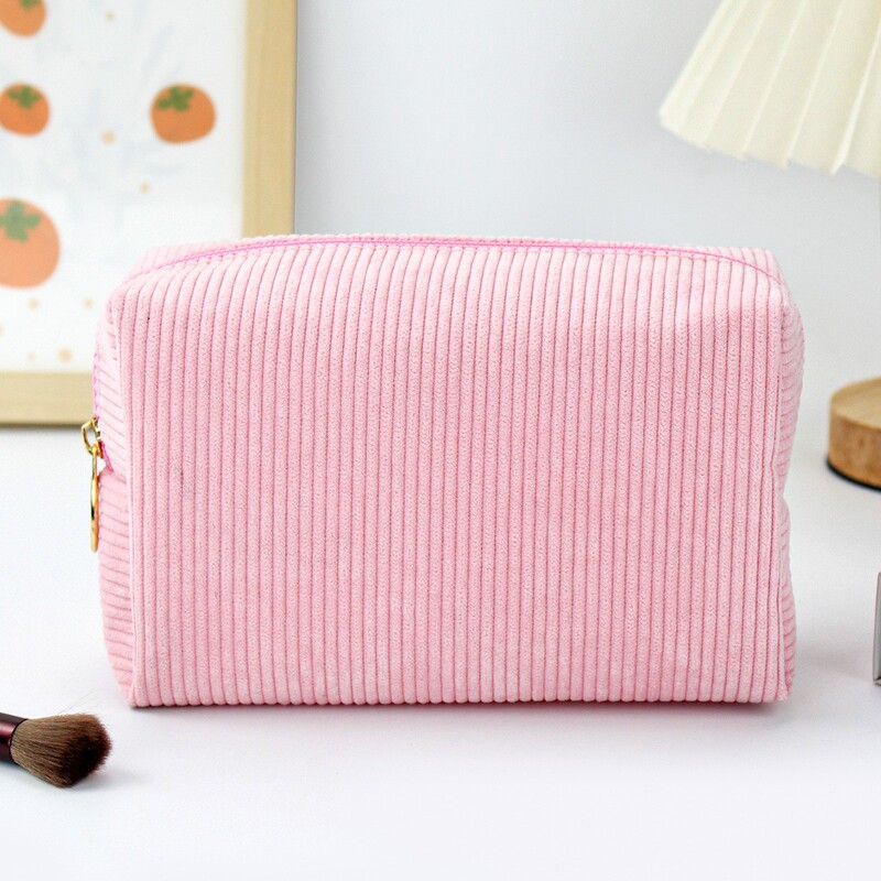 Foreign trade new corduroy large capacity travel portable cosmetic bag wash bag storage bag Yiwu bags wholesale Foreign trade new corduroy large capacity travel portable cosmetic bag wash bag storage bag Yiwu bags wholesale