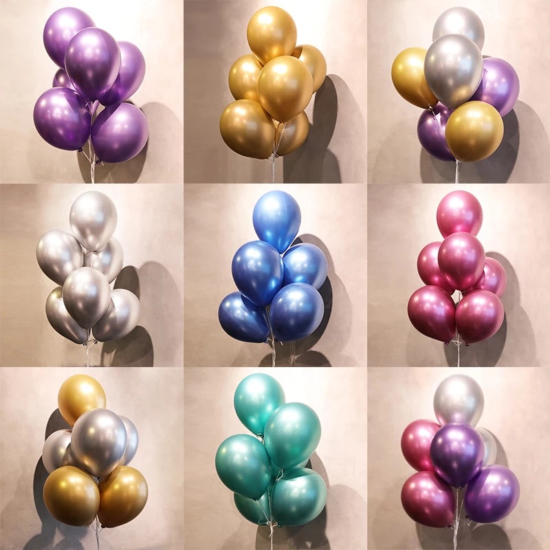 Solid Color Emulsion Party Balloon display picture 5