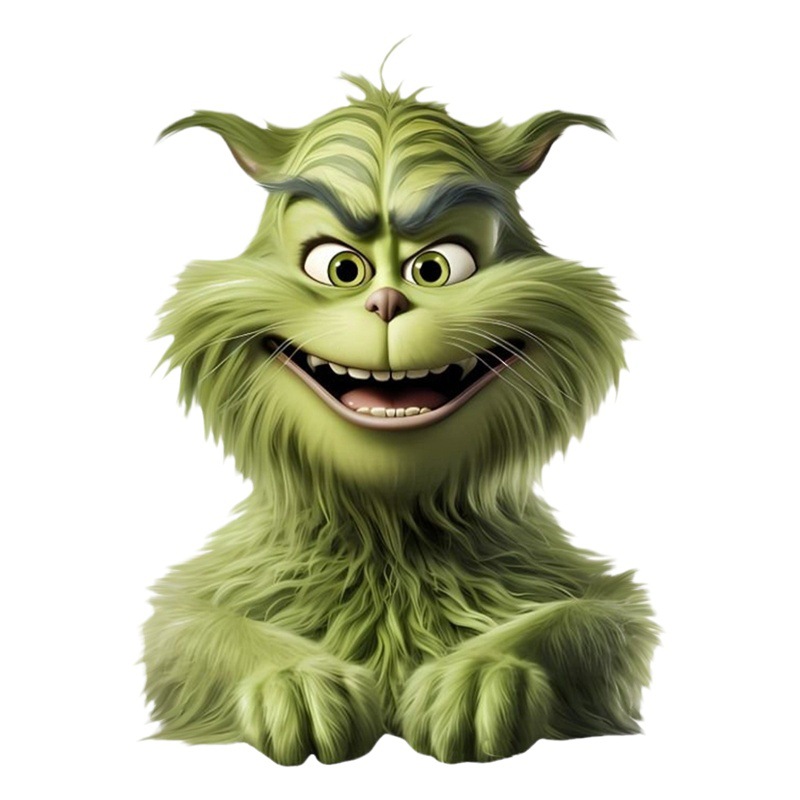 Navidad transfronteriza dibujos animados Grinch colgante creativo decoración del árbol de Navidad colgante acrílico colgante