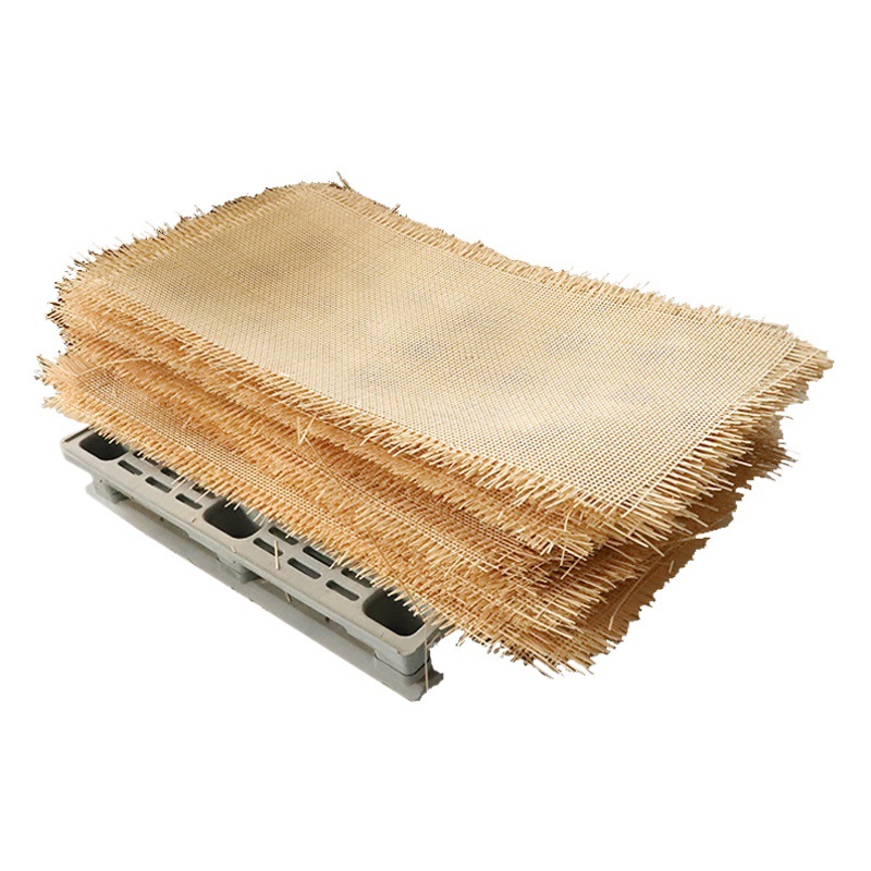 Yiran accesorios de seda de bambú tejidos a mano Estera de bambú duro pequeño diseño de la caja de almacenamiento de muebles Cruz de ratán de seda de Bambú