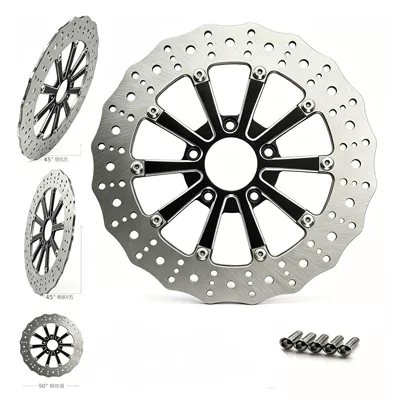 Brake disc/brake drum front brake disc floating