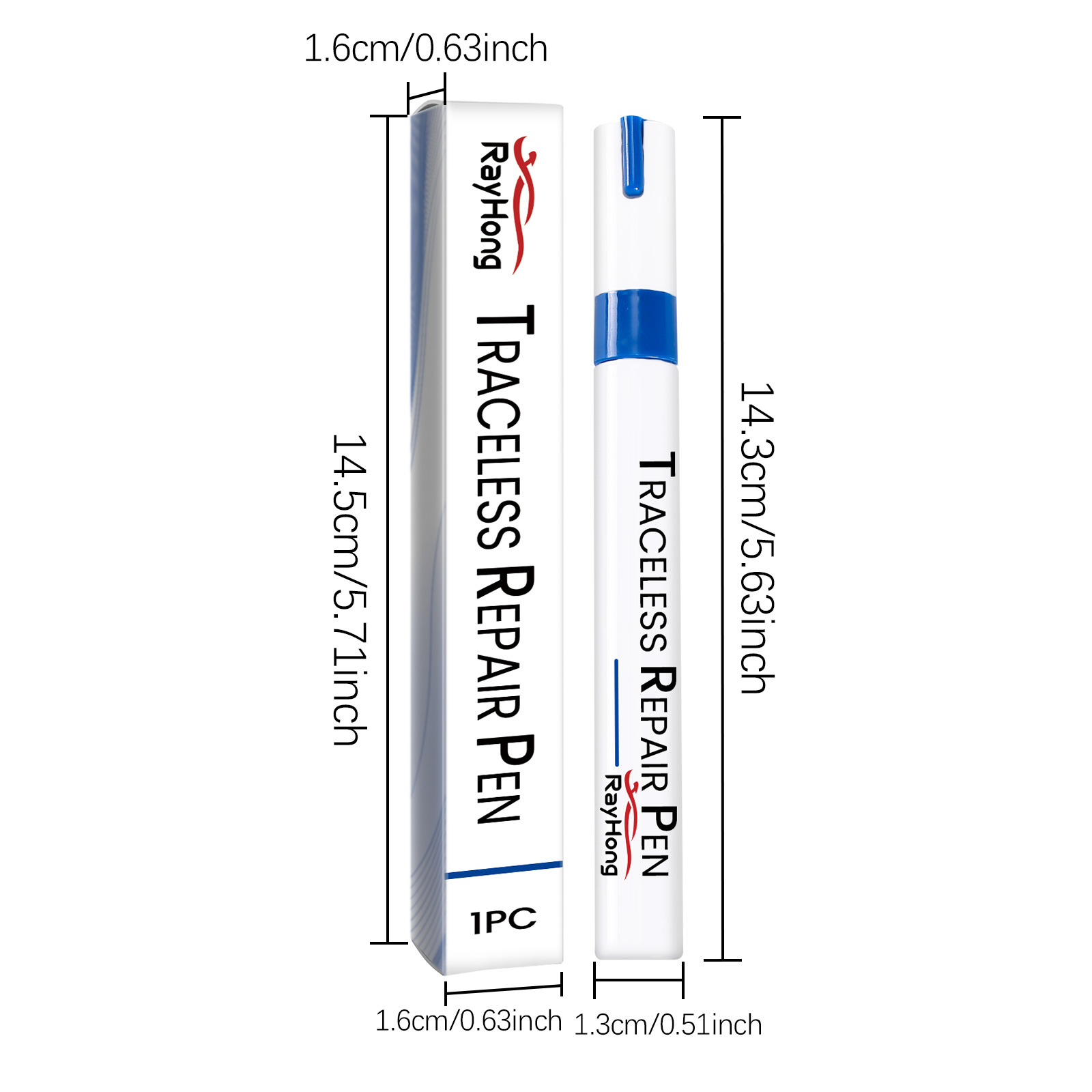 Rayhong car touch-up paint pen, for repairing car paint scratches and maintaining car color