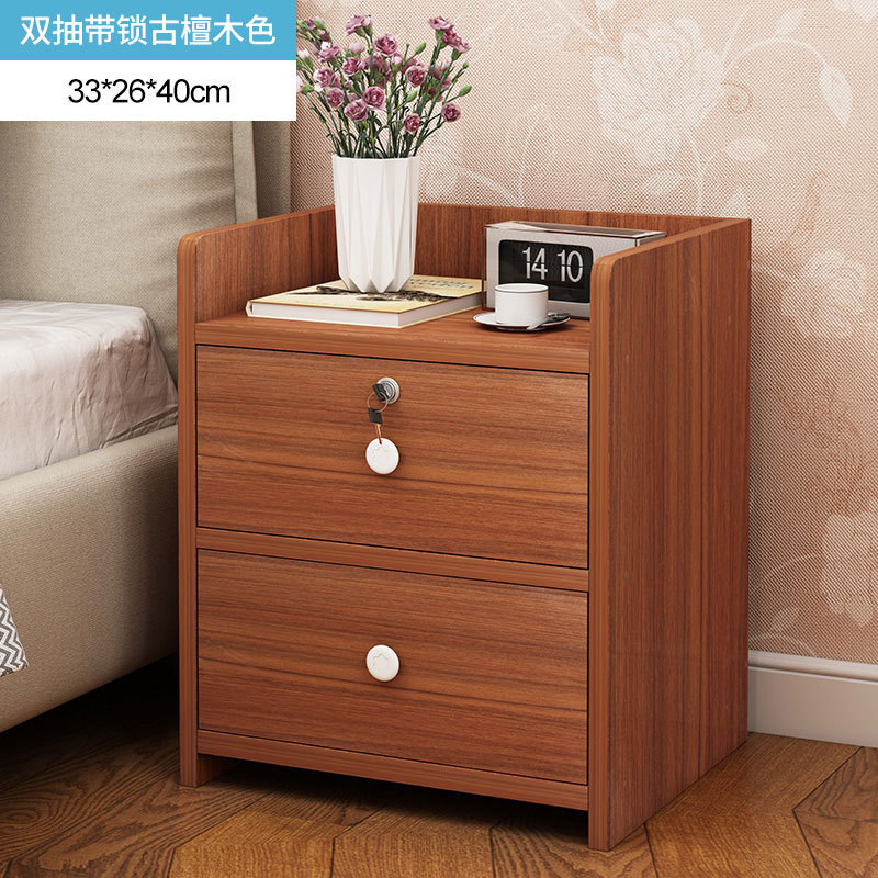 Mesita de noche, estante pequeño minimalista moderno, dormitorio principal simple, nuevo armario de almacenamiento, pequeño armario junto a la cama