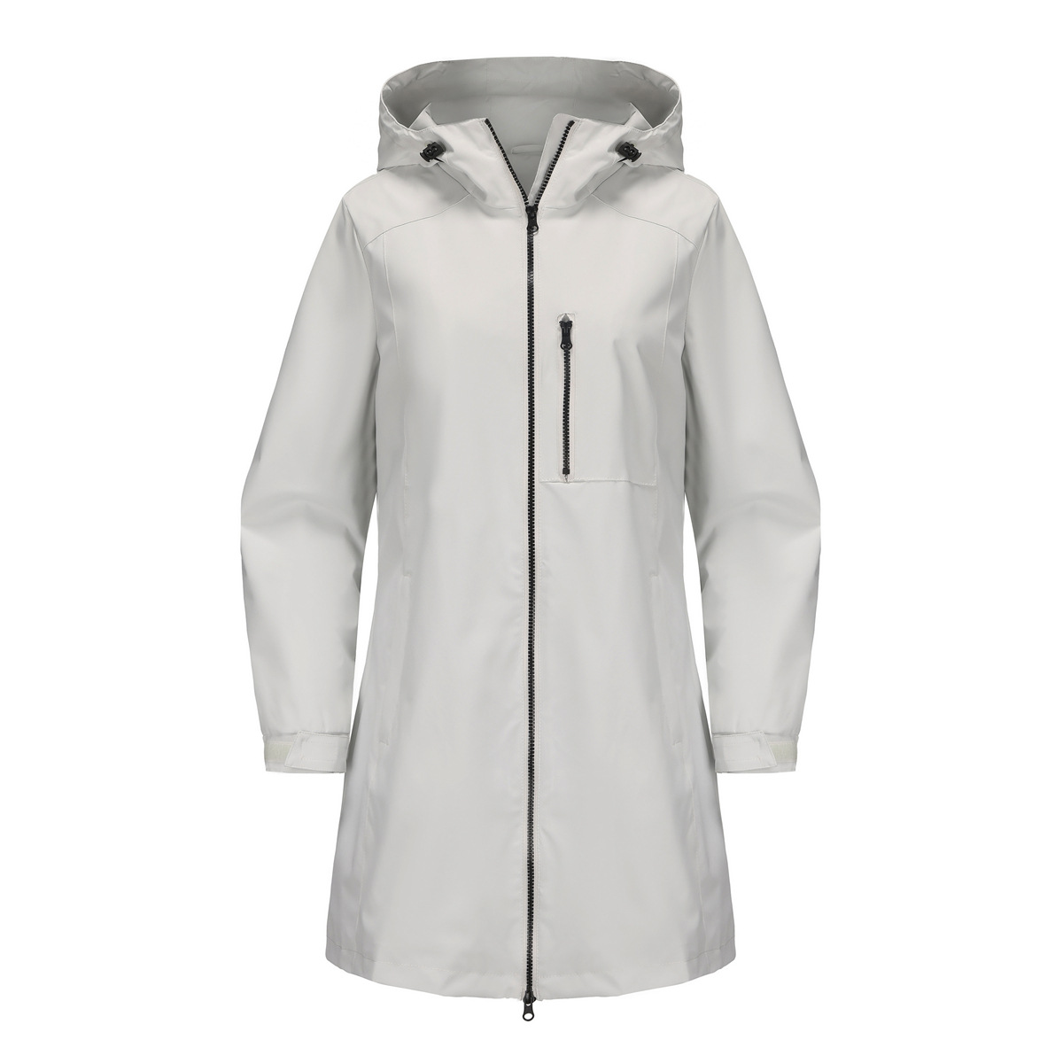 Vêtements pour femmes sports de plein air coupe-vent hydrofuge veste à capuche à manches longues pour femmes printemps et automne veste ample décontractée coupe-vent_voghion.com