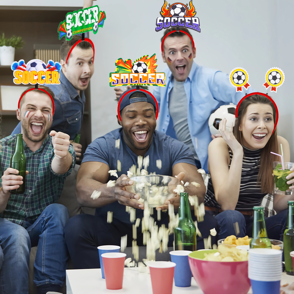 World Cup Soccer Headband For Theme Party Fan Decoration_voghion.com