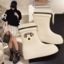 中筒工作时尚款束口雨靴